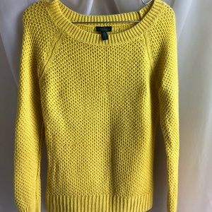 Ralph Lauren Yellow Sweater